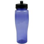 24oz Translucent Contour Bottle with Push Pull Lid