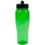 24oz Translucent Contour Bottle with Push Pull Lid