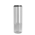 24oz Wave Bottle - Tethered Lid - Clear