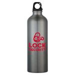 25 Oz. Aluminum Gradient Bike Bottle - Charcoal