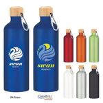 Buy 25 Oz. Aluminum Tundra Bike Bottle With Bamboo Lid