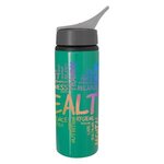 25 Oz. Full Color Tario Aluminum Bike Bottle