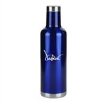 25.3 oz/750 ML Stainless Steel Wine Bottle - Blue