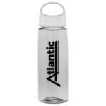 26 oz. Fair Bottle with Oval Crest Lid - Clear