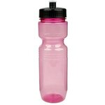 26oz Translucent Jogger Bottle with Push Pull Lid