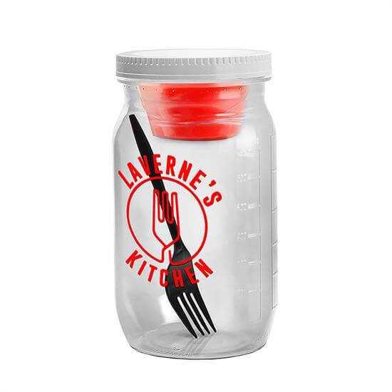 Main Product Image for 27 Oz Salad Jar With Dressing Container