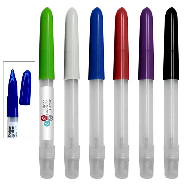 Main Product Image for Advertising 27 Oz. Hand Sanitizer Spray With Ballpoint Pen