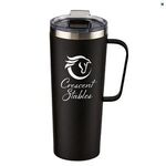 28 oz. Everest Powder Coated Stainless Steel Mug - Black