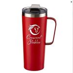 28 oz. Everest Powder Coated Stainless Steel Mug - Red