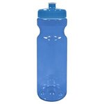 28 Oz. Poly-Clear(TM) Fitness Bottle - Translucent Blue