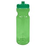 28 Oz. Poly-Clear(TM) Fitness Bottle - Translucent Green