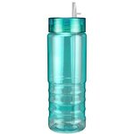 28 oz. Ridgeline Bottle with Premium Lid - Translucent Aqua