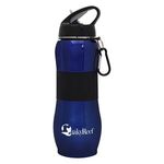 28 Oz. Stainless Steel Sport Grip Bottle - Blue