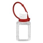 2.0 oz Compact Hand Sanitizer Antibacterial Gel in Flip-Top - Clear-white-red