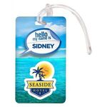 2.5" x 4.25" Deluxe Full Color Luggage Tag -  