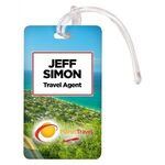 2.5" x 4.25" Deluxe Full Color Luggage Tag -  