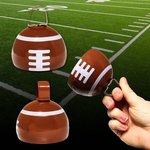 3 1/2" Football Metal Cowbell - Brown