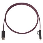 3-In-1 10 Ft. Braided Charging Cable -  