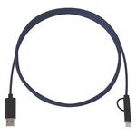 3-In-1 10 Ft. Braided Charging Cable -  