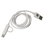 Buy 3-in-1 3 Ft. Charging Cable With Antimicrobial Additive
