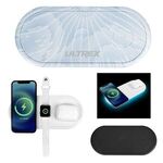 3-IN-1 Recycled Wireless Charger - Black