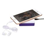 3-In-1 Stowaway Wireless Charging Kit With Earbuds -  