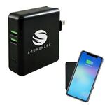 Buy Custom Printed 3-In-1 Wireless Super Charger With Wall Adapter