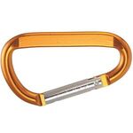 3" Large Carabiner - Metallic Orange