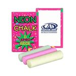 3 PACK JUMBO NEON CHALK - Pink