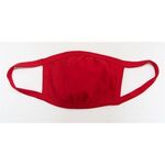 3-PLY Kids Cotton Face Mask -  Red