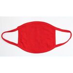 3-PLY Protective Cotton Mask -  Red