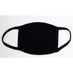 3-PLY Protective Cotton Mask -  Black