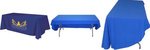 3 Sided Polyester Flat Table Cover-Screen Printed -  