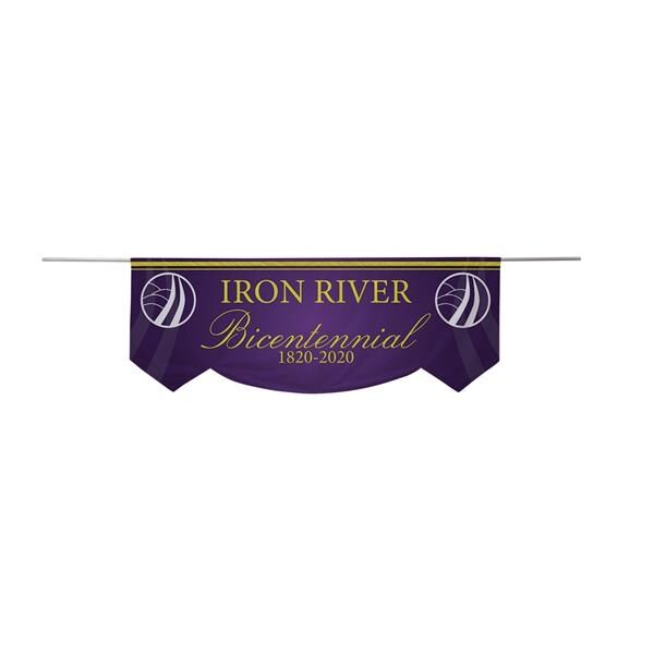 Main Product Image for Custom Parade Banner Scallop Bottom Kit 3' x 8'