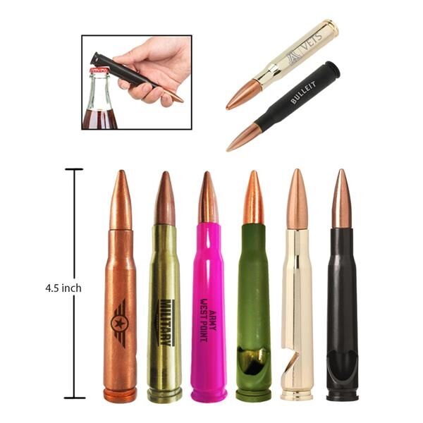 Main Product Image for Custom Imprinted 30 Caliber Bullet Bottle Opener