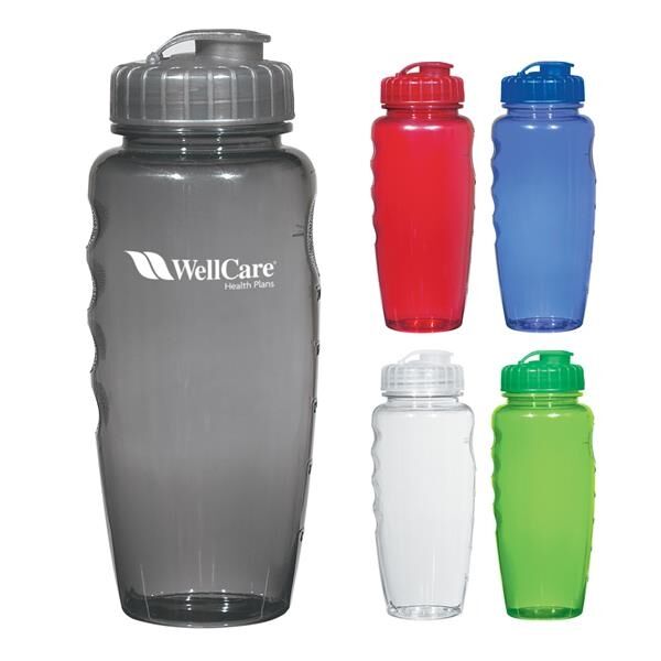 Main Product Image for 30 Oz Poly-Clear Gripper Bottle