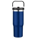 30 oz. Tumbler with Carry Handle - Navy 648c