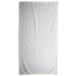 30" X 60" BEACH TOWEL - White