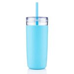 32 oz. Bermuda Tumbler with Silicone Sleeve - Light Blue