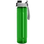 32 oz. The Adventure Transparent Bottle with Quick Snap Lid - Transparent Green
