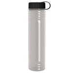 32 oz. The Adventure Transparent Bottle with Tethered lid - Clear