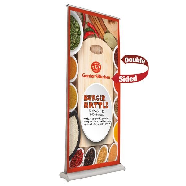 Main Product Image for 33.5" Deluxe Pro Retractor (2 Banner, Dry-Erase Media)