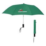 36" Arc Telescopic Folding Automatic Umbrella -  