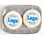 3.5" Round Logo Sugar Cookies -  