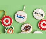 3.5" Round Logo Sugar Cookies -  