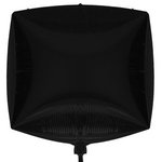 3D Foil Balloon-Cube - Black