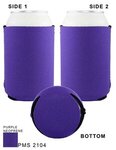 3MM Neoprene Beverage Sock - Purple