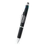 4-In-1 Pen With Stylus - Metallic Black