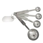 4-Pc. Stainless Steel Measuring Spoons - Silver