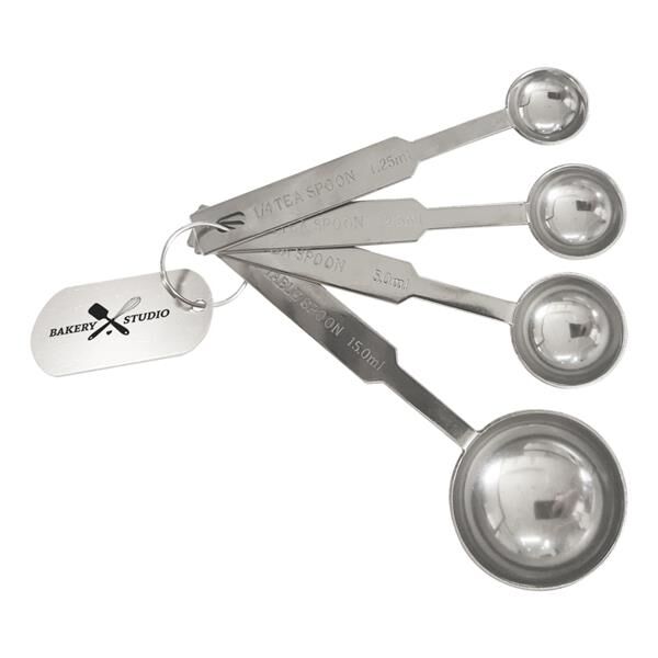 Main Product Image for Advertising 4-Pc. Stainless Steel Measuring Spoons